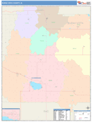 Buena Vista County, IA Digital Map Color Cast Style